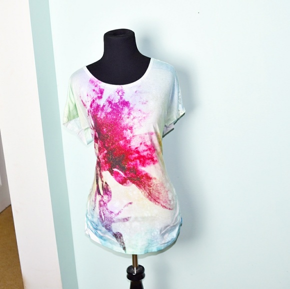 Tops - Beautiful Pink and Blue Blouse
